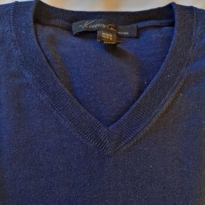 Silk & Cotton Ultra Lightweight V-neck Sweater